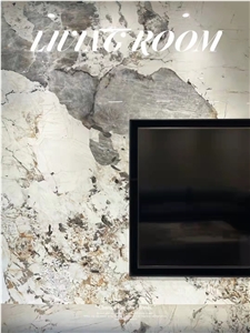 Cheap Pandora Gold Sintered Stone Interior Wall Decoration