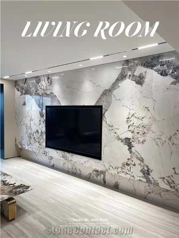 Cheap Pandora Gold Sintered Stone Interior Wall Decoration