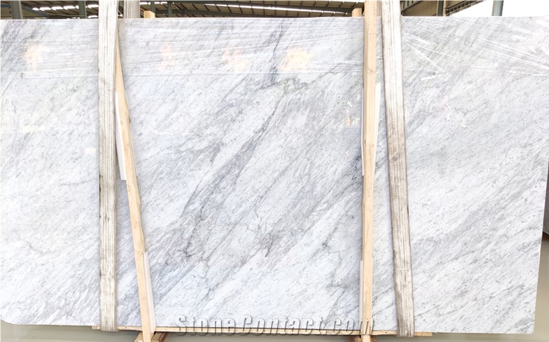 Bianco Carrara Venato White Marble For Wall And Floor Decor