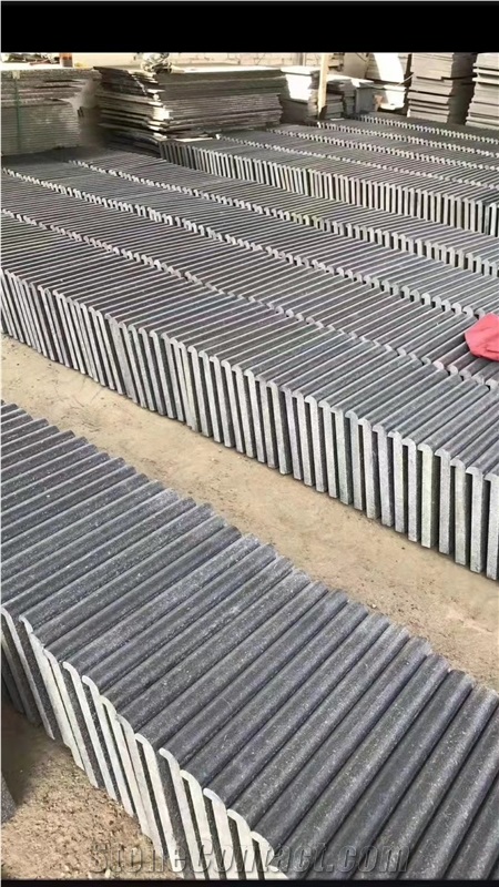  Black Granite Coping Stone Tiles For Swimming Pool 