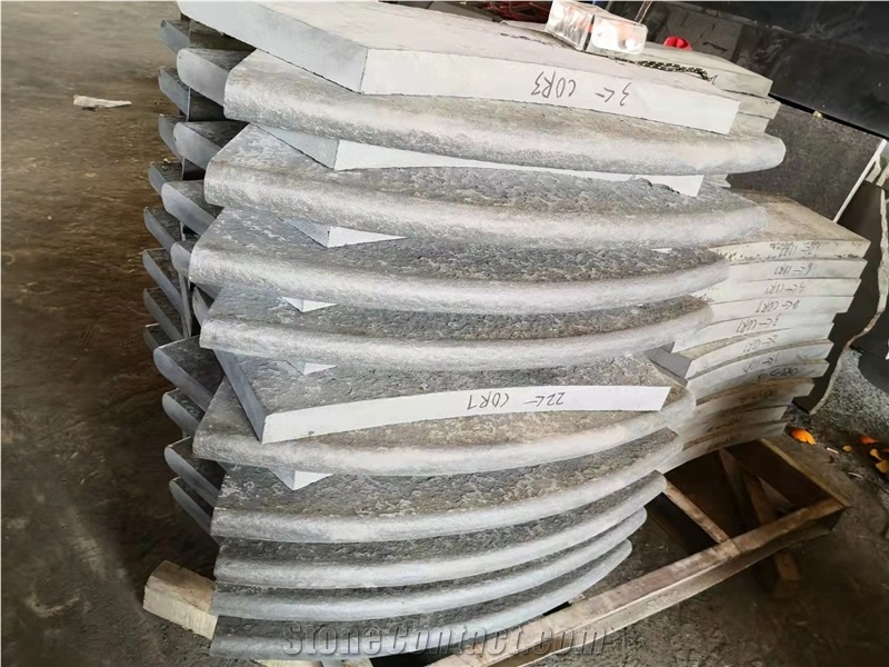  Black Granite Coping Stone Tiles For Swimming Pool 