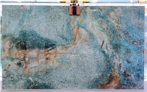 Factory Competitive Price Ocean Blue Quartzite Slabs