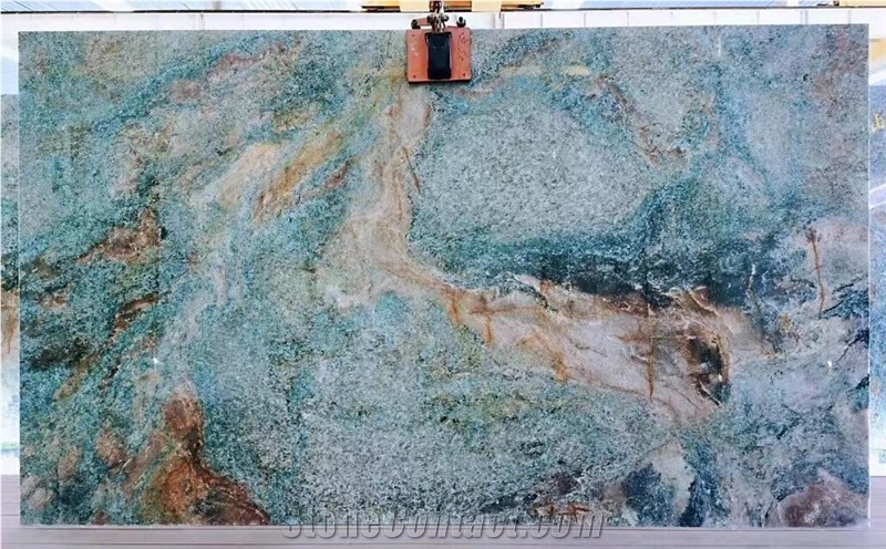 Factory Competitive Price Ocean Blue Quartzite Slabs