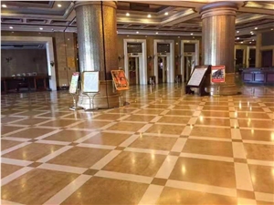 Natural STONE Emperador yellow golden marble tiles 