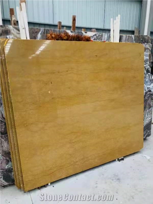 Natural Stone marble Emperor Golden yellow marble slabs 