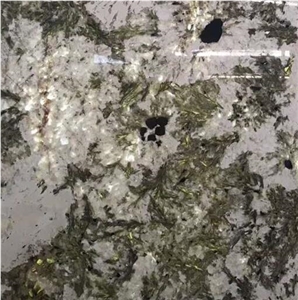 Peacock Sween White Crystal Natural Thin Granite