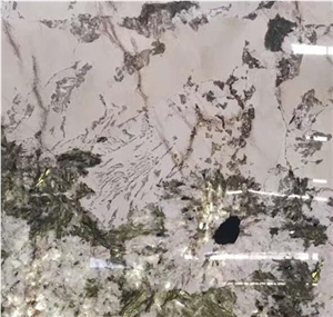 Peacock Sween White Crystal Natural Thin Granite