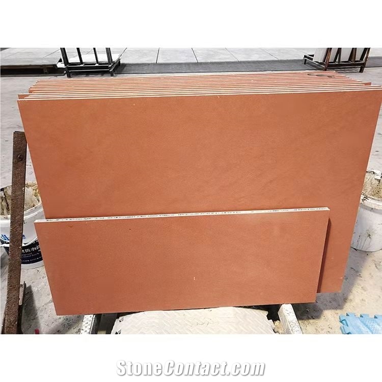 Red Sandstone Tiles For Walling, Flooring