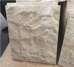 Split Portugal Beige Limestone Tiles Outdoor Wall Cladding