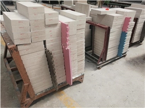 Split Portugal Beige Limestone Tiles Outdoor Wall Cladding