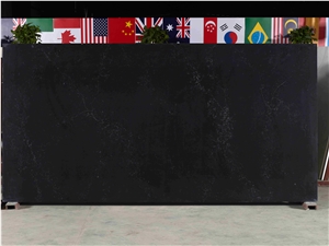 Pietre Grey Quartz Slabs  for kitchen countertop 