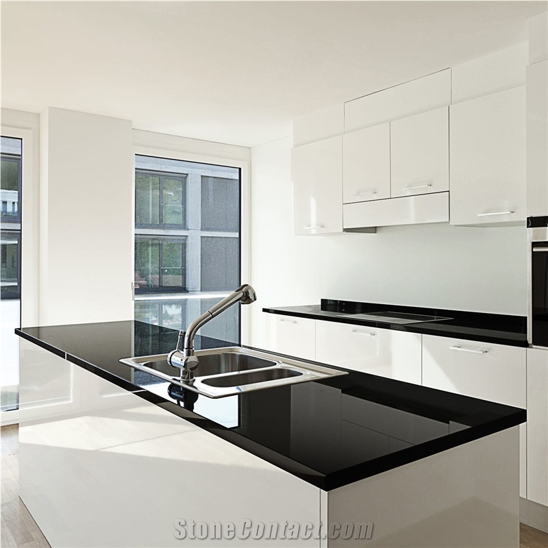 White Calacatta Book Match Quartz Stone Worktops