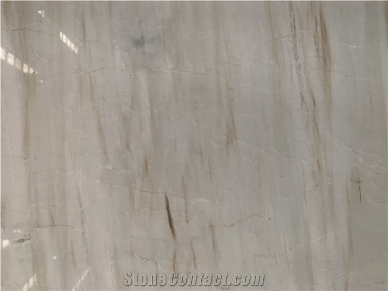 Eurasian Wood Grain Golden White Marble Slabs,Tiles