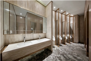 Eurasian Wood Grain Golden White Marble Slabs,Tiles