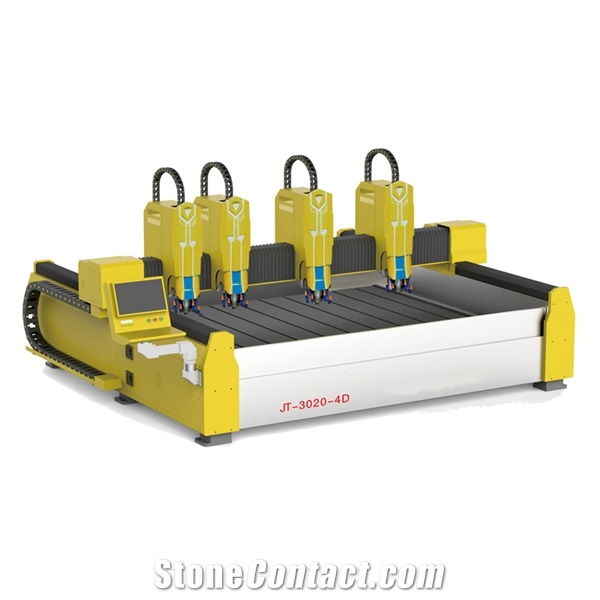 4-Heads Granite Engraving Machine