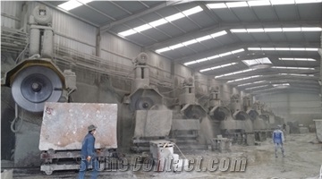 Hydraulic Four-Cylinder Multi-Blades Stone Cutter-Single Arm Block Cutting Machine
