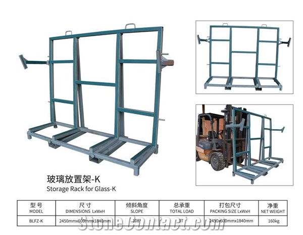 Storage Rack for Glass Model K