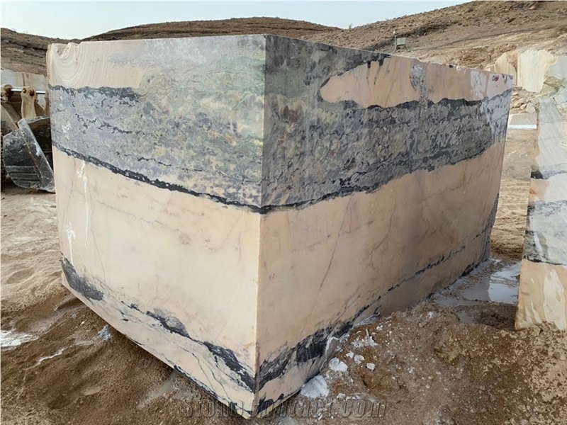 Peach  Marble Blocks