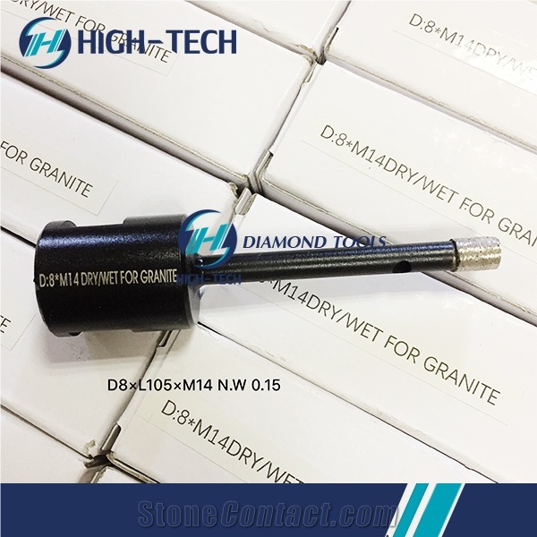 8mm Dry Core Drill Bit for Granite Concrete
