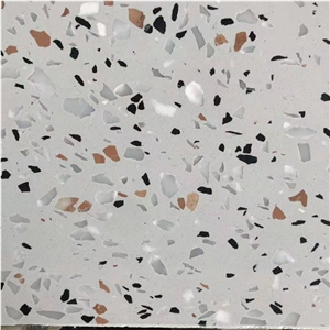 Terrazzo white cement slab wall tile Terrazzo white cement slab wall tile