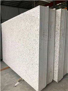 White Terrazzo floor tile cement  wall cladding