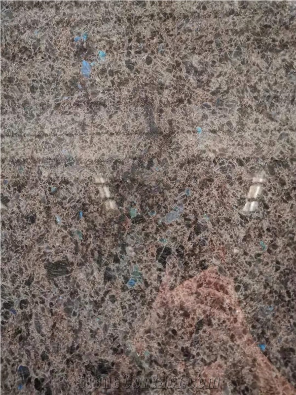 Labrador Antique brown granite polished surface slabs