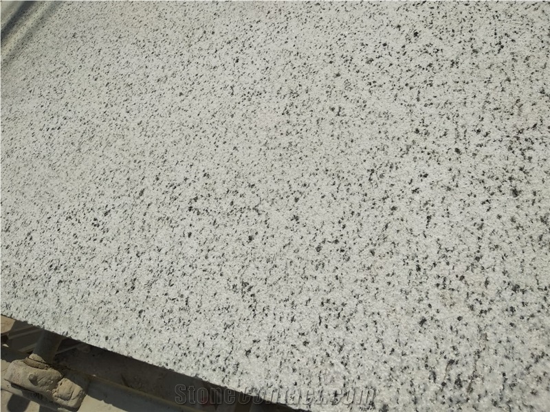 Halayeb White Bush Hammered granite slabs & tiles 