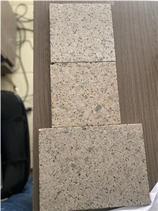 Verdy Yellow Sandblasted granite slabs and tiles, Verdi 