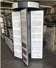 Showroom Marble Mosaic Tile Sample Board Display Shelf Rack Showroom Marble Mosaic Tile Sample Board Display Shelf Rack