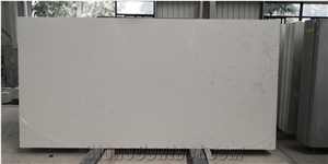 Artificial Carrara White Quartz Slab Countertop-3025