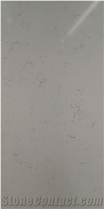 Artificial Carrara White Quartz Slab Countertop-3025