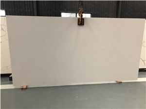 Carrara White Series Quartz Slab For Wall Cladding-3046