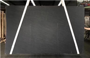 Brazil StarFall Black Quartzite Honed Big Slabs & Tiles