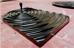 China Dark Jade Marble Polished Bathroom Countertops