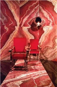 China Fendi red Marble Polished Custom Sculptures