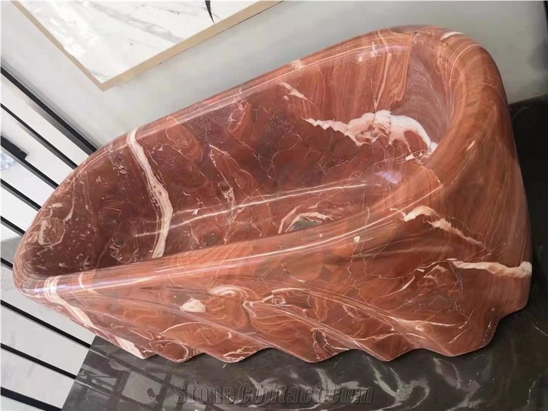 China Fendi red Marble Polished Custom Sculptures