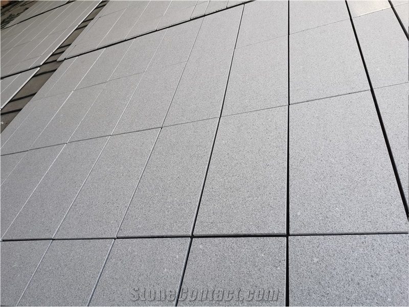 China New G603 White Granite Flamed Wall Covering Tiles