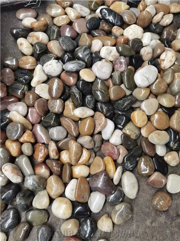 China Red Polished Walkway pebble stone Pavers