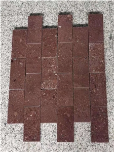 China Red Rhyolite Flamed Wall Slabs & Floor Tiles