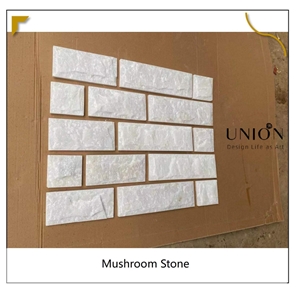 Crystal White Mushroom Wall Cladding Panels For Sale