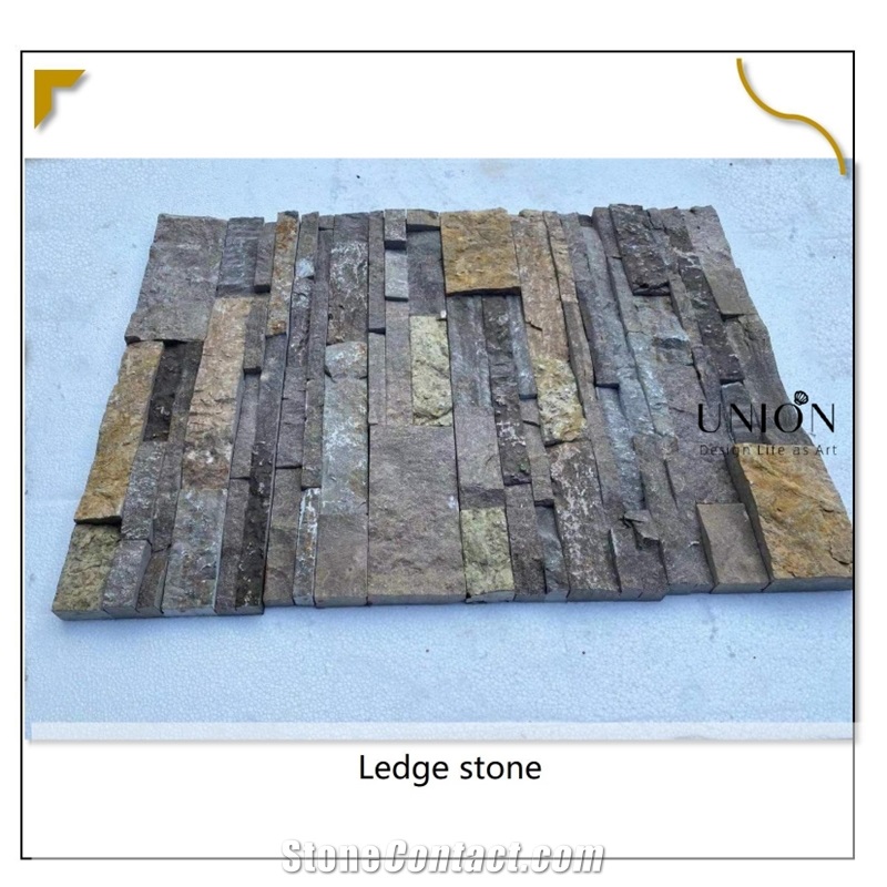 Factory Direct Coffee Brown Marble Ledge Panel Venner Stone