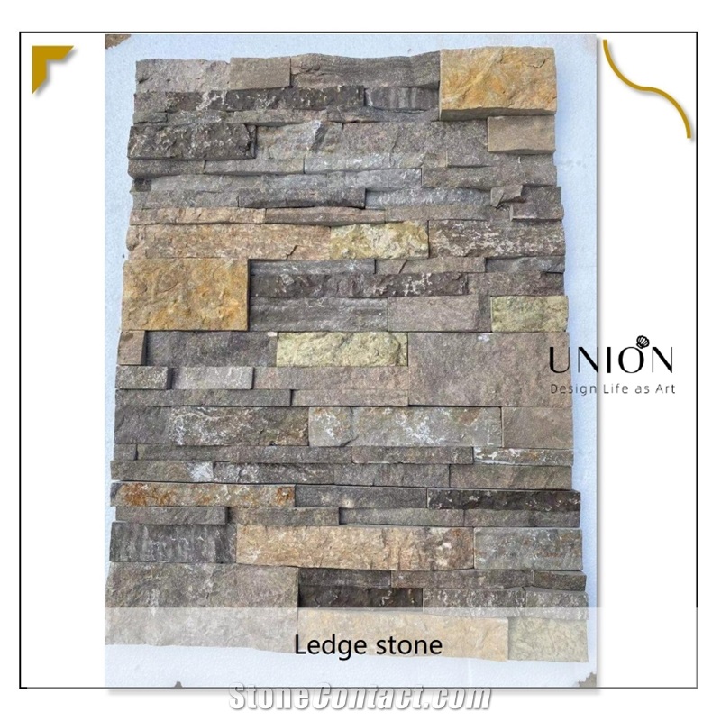 Factory Direct Coffee Brown Marble Ledge Panel Venner Stone