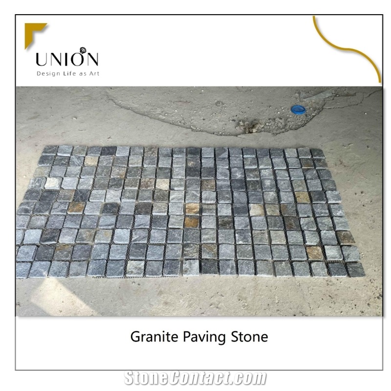 Natural Split Finishing Beige Slate Basalt Cobble Stone