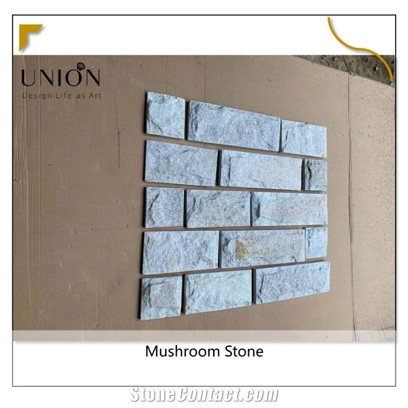 Natural Veneer Mushroom Stone Culture Stone For Wall Tiles