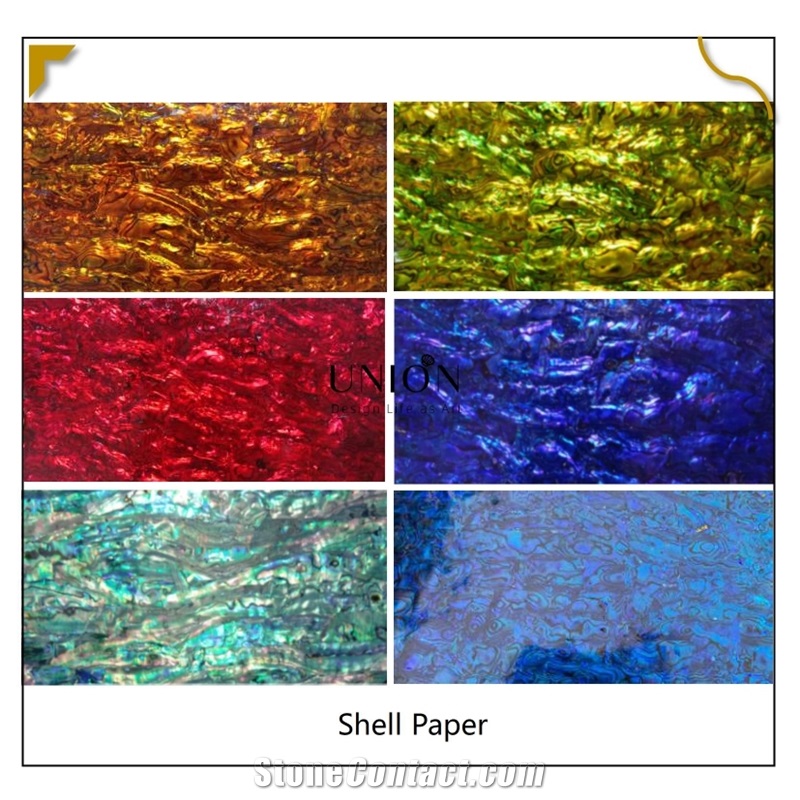 New Product Soft Shell Paper Abalone Shell Sheet Jewelry