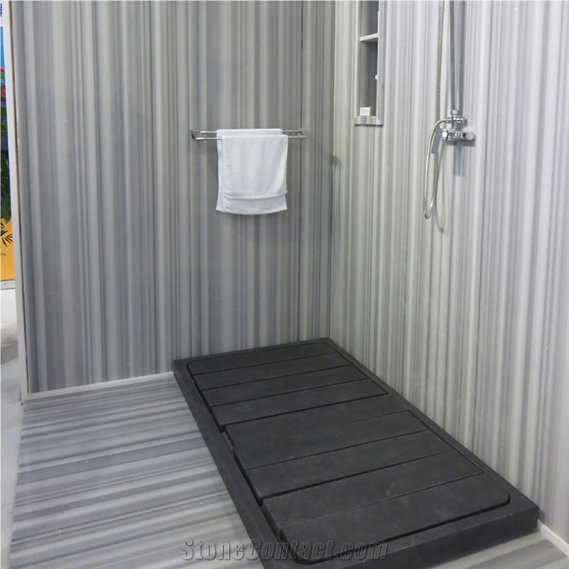 Marmara Equator White Marble Slabs Olympic Grey Marble Tiles