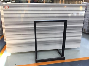Marmara Equator White Marble Slabs Olympic Grey Marble Tiles