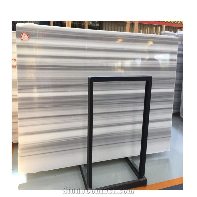 Marmara Equator White Marble Slabs Olympic Grey Marble Tiles