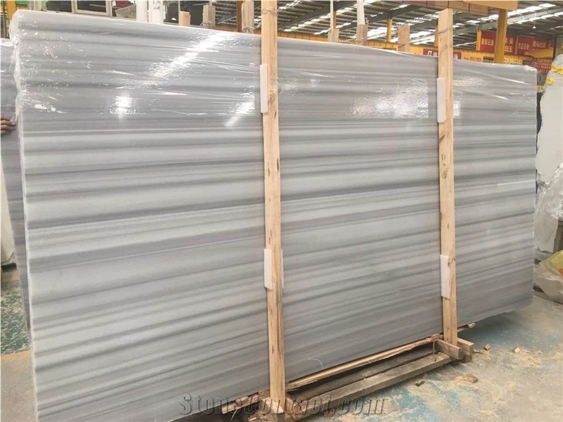Marmara Equator White Marble Slabs Olympic Grey Marble Tiles