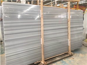 Marmara Equator White Marble Slabs Olympic Grey Marble Tiles
